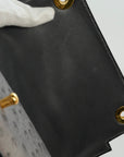 HERMES Ostrich Piano Handbag