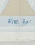 HERMES Silk Carré45 Della Garalleria Scarf