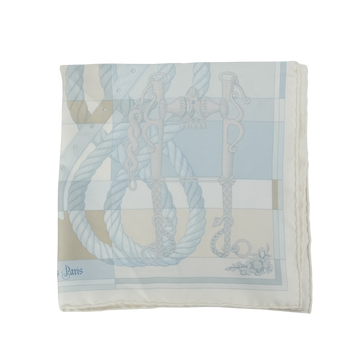 HERMES Silk Carré45 Della Garalleria Scarf