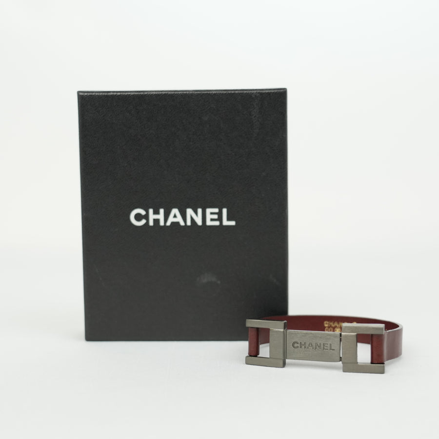 CHANEL Leather Bracelet