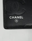 CHANEL Cambon Line Frame Double-fold Wallet