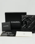 CHANEL Cambon Line Frame Double-fold Wallet