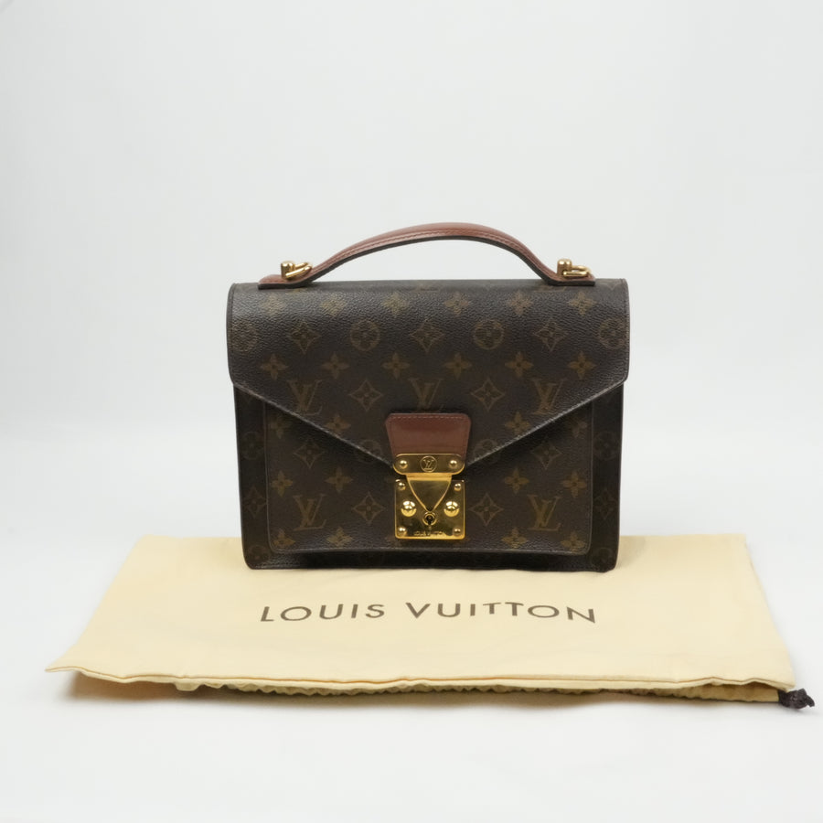 LOUIS VUITTON Monogram Montsouris 26 Handbag M51187