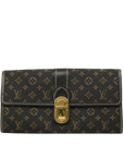 LOUIS VUITTON Monogram Portefeuille Sarah Long Wallet M63006