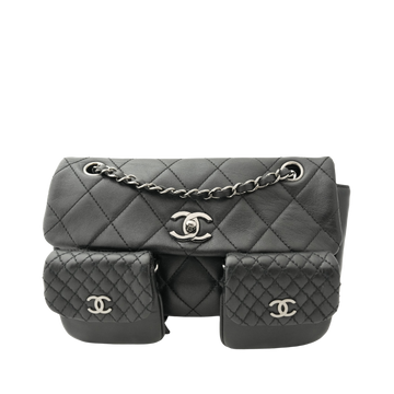 CHANEL 2006-2008 Matelassé Turn-Lock Multipochette Shoulder Bag