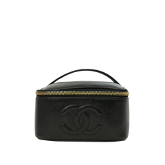 CHANEL 1996–1997 Caviar Leather Vanity Handbag
