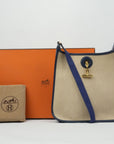 HERMES Vespa PM Canvas Shoulder Bag