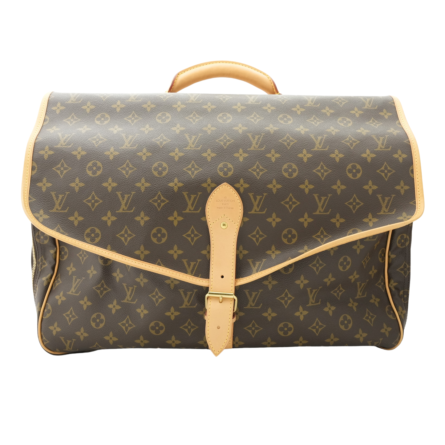 LOUIS VUITTON Monogram Sac Chasse Handbag /Shoulder Bag 2Way