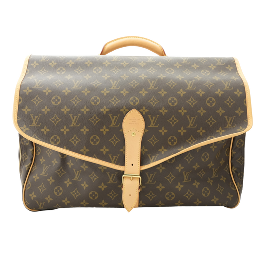 LOUIS VUITTON Monogram Sac Chasse Handbag /Shoulder Bag 2Way