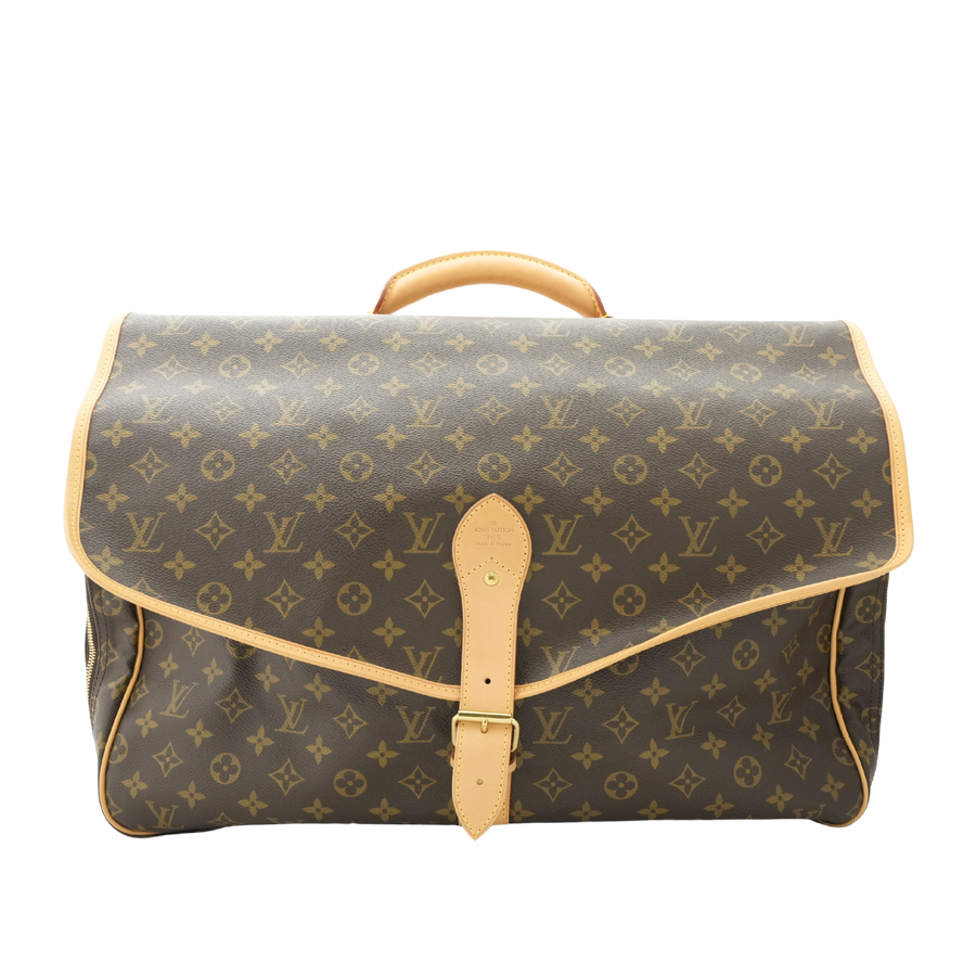 LOUIS VUITTON Monogram Sac Chasse Handbag /Shoulder Bag 2Way