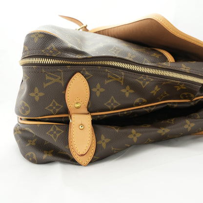 LOUIS VUITTON Monogram Sac Chasse Handbag /Shoulder Bag 2Way