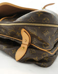 LOUIS VUITTON Monogram Sac Chasse Handbag /Shoulder Bag 2Way