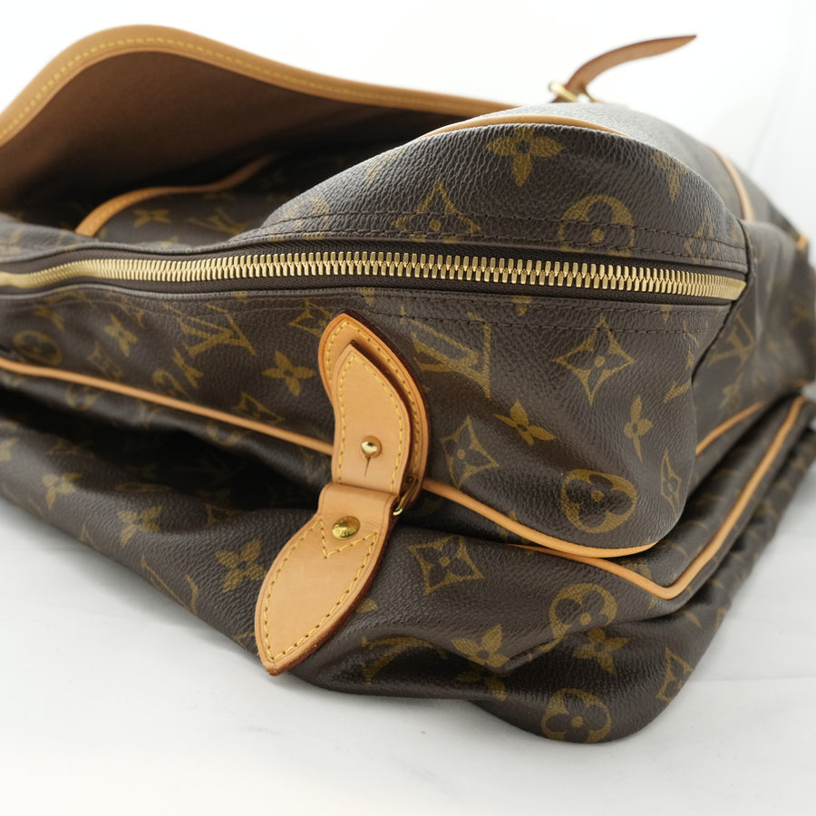 LOUIS VUITTON Monogram Sac Chasse Handbag /Shoulder Bag 2Way