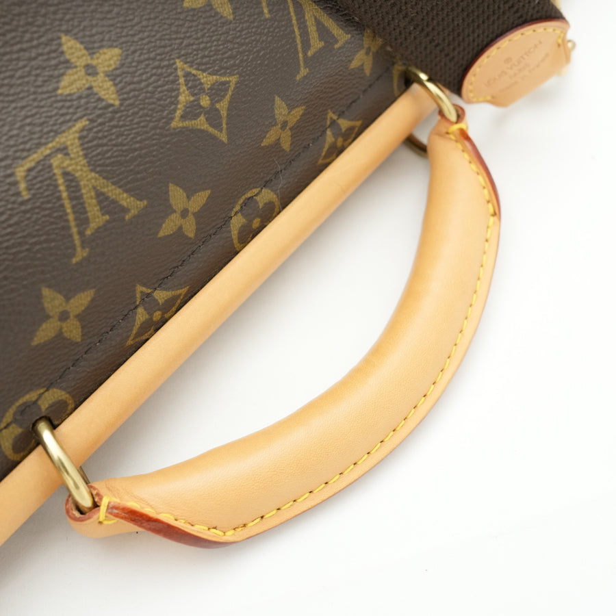 LOUIS VUITTON Monogram Sac Chasse Handbag /Shoulder Bag 2Way