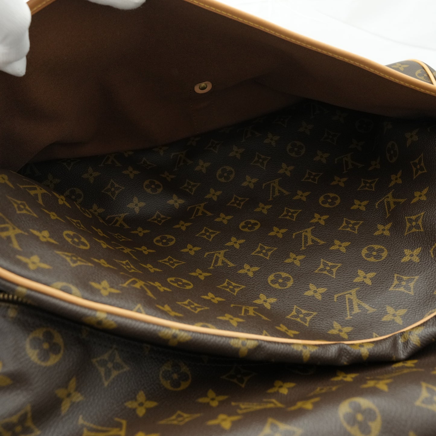 LOUIS VUITTON Monogram Sac Chasse Handbag /Shoulder Bag 2Way