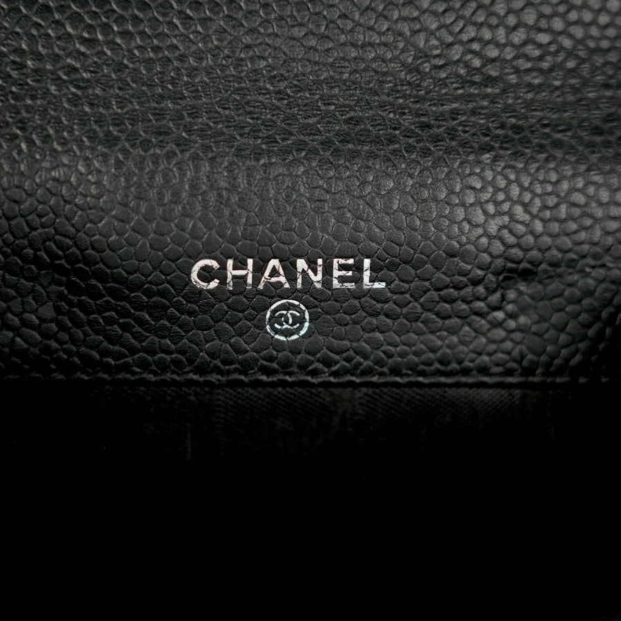 CHANEL Chocolate Bar Stitch Bi-fold Wallet