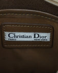 CHRISTIAN DIOR Canvas Honeycomb Pattern Pouch