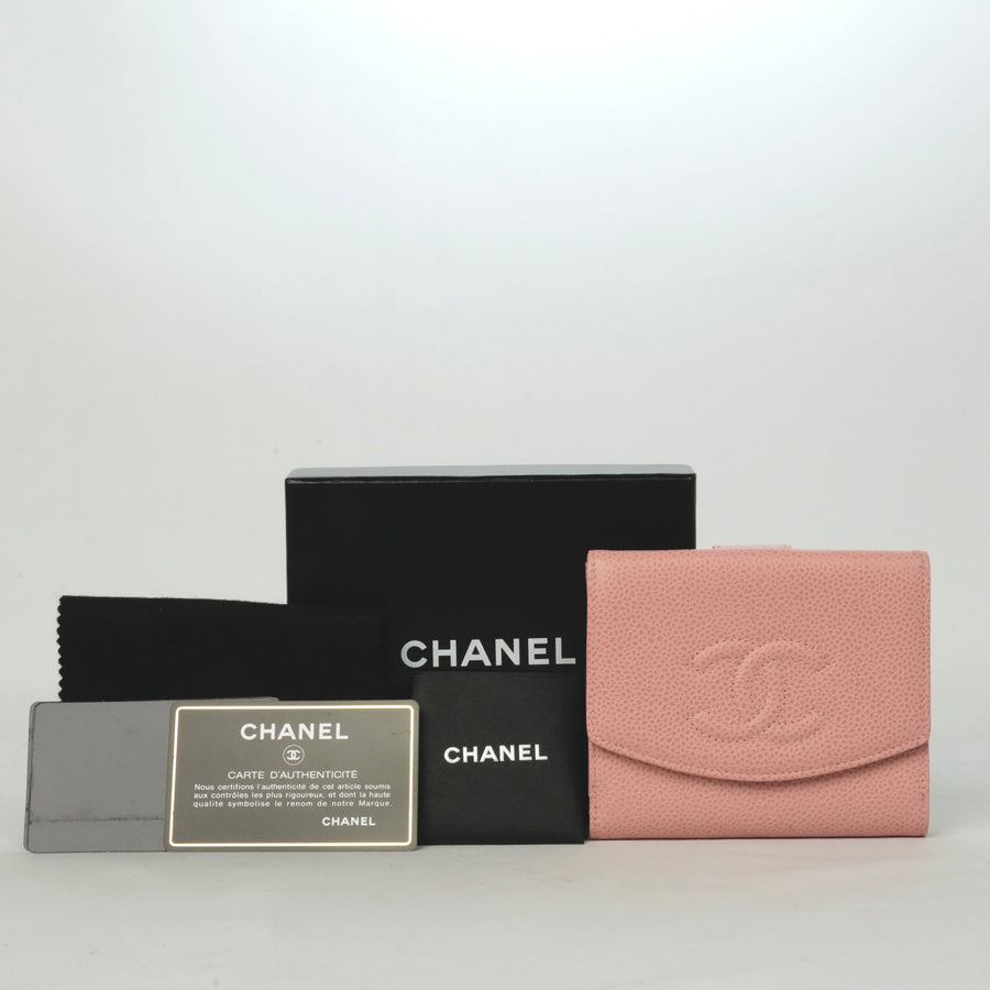 CHANEL W-Hook Bi-fold Wallet
