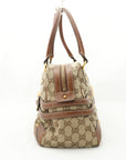 GUCCI GG Canvas Bamboo Shoulder Bag