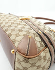 GUCCI GG Canvas Bamboo Shoulder Bag