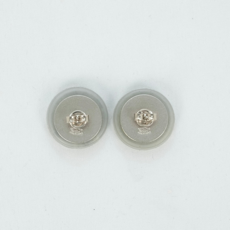 CHANEL Silicone Coco Mark Earrings