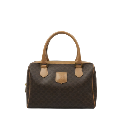 CELINE Macadam Boston Handbag