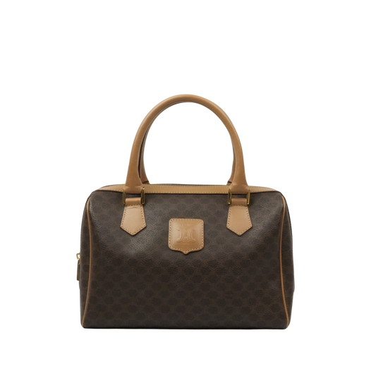 CELINE Macadam Boston Handbag