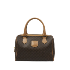 CELINE Macadam Boston Handbag