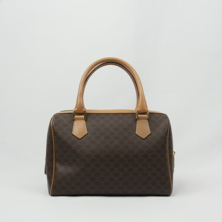 CELINE Macadam Boston Handbag