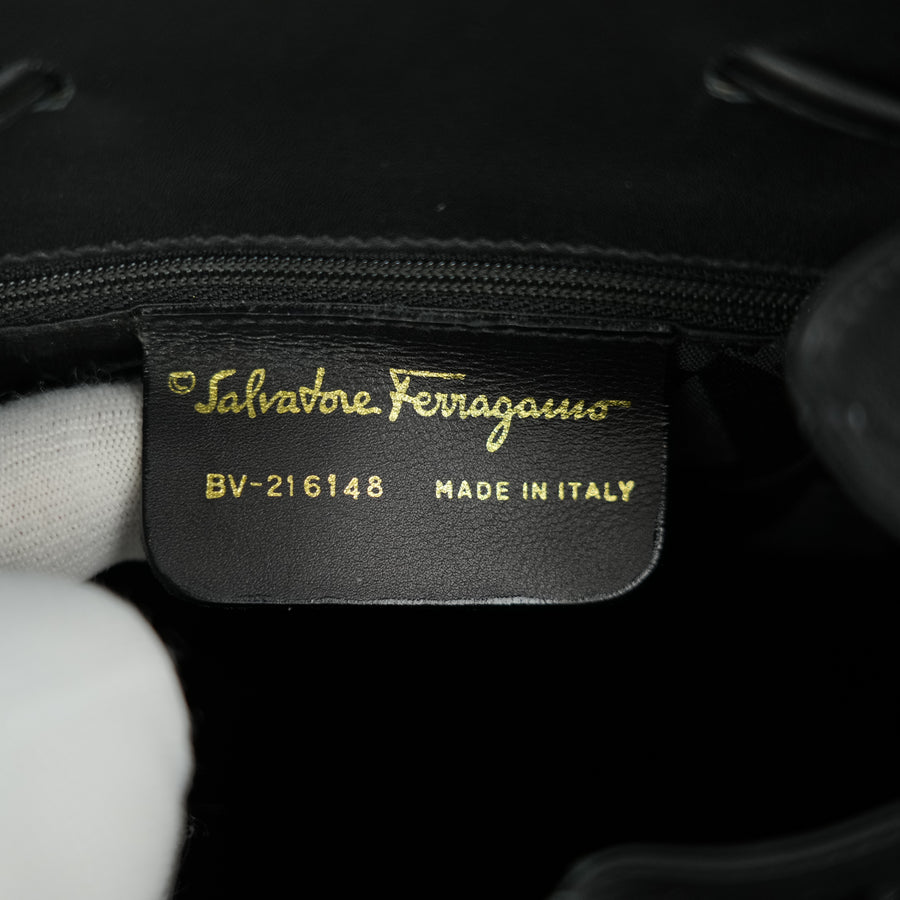 SALVATORE FERRAGAMO Gancini Leather Backpack