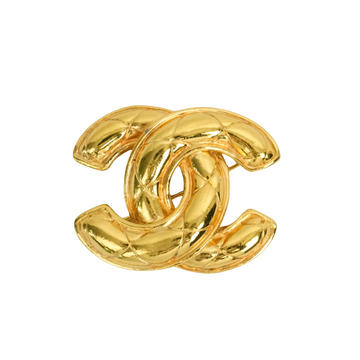 CHANEL Matelassé Coco Mark Brooch