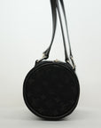 LOUIS VUITTON Monogram Little Papillon Satin Noir Handbag M92352