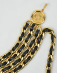 CHANEL Coco Mark Coin Triple Chain Belt