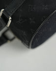 LOUIS VUITTON Monogram Little Papillon Satin Noir Handbag M92352