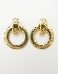 CHANEL Logo Circle Earring