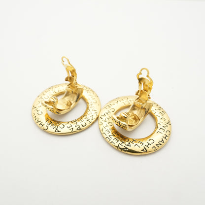 CHANEL Logo Circle Earring