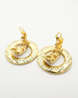 CHANEL Logo Circle Earring