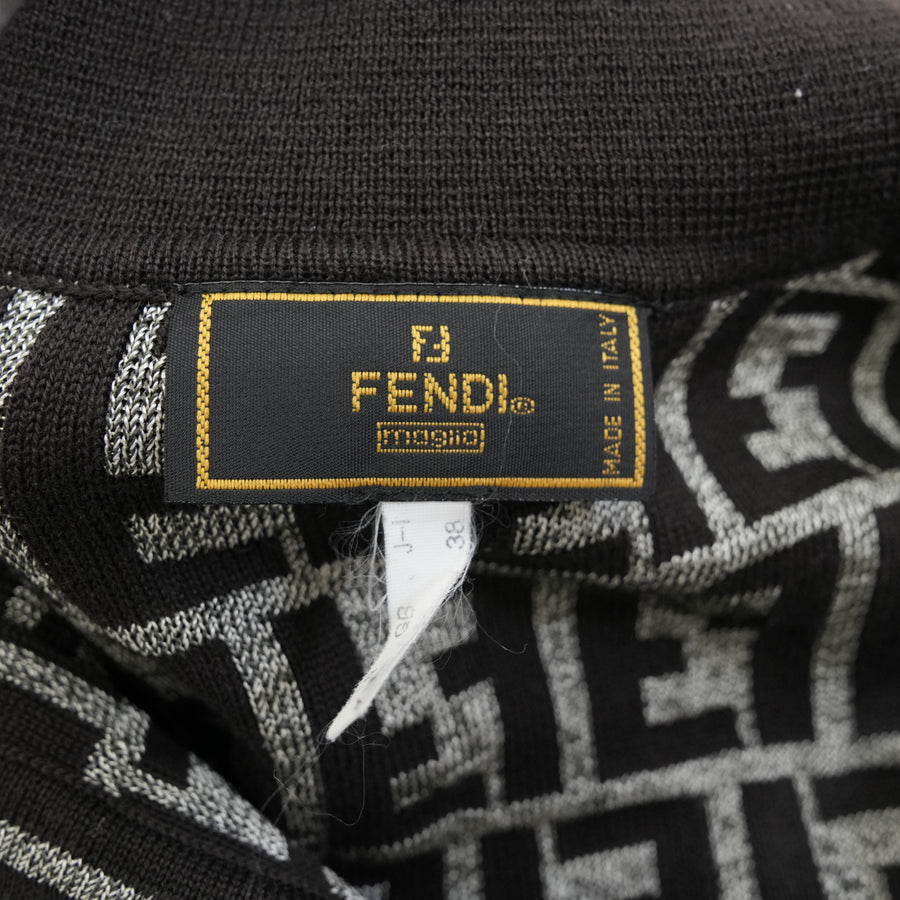 FENDI Zucca Knit Cardigan