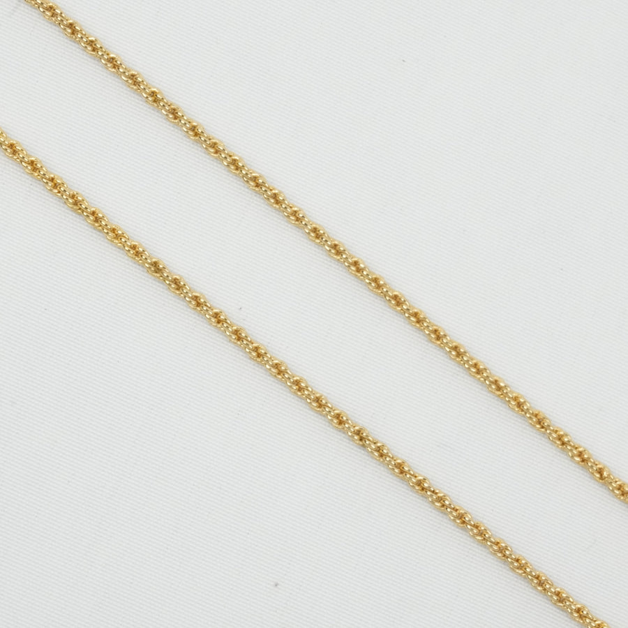 CHRISTIAN DIOR CD Logo Round Circle Necklace