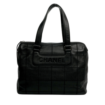 CHANEL 2005-2006 Chocolate Stitch Tote Bag/Shoulder Bag