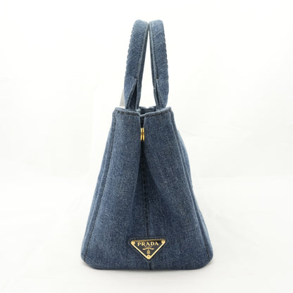 PRADA Canvas Denim Tote Bag/Handbag