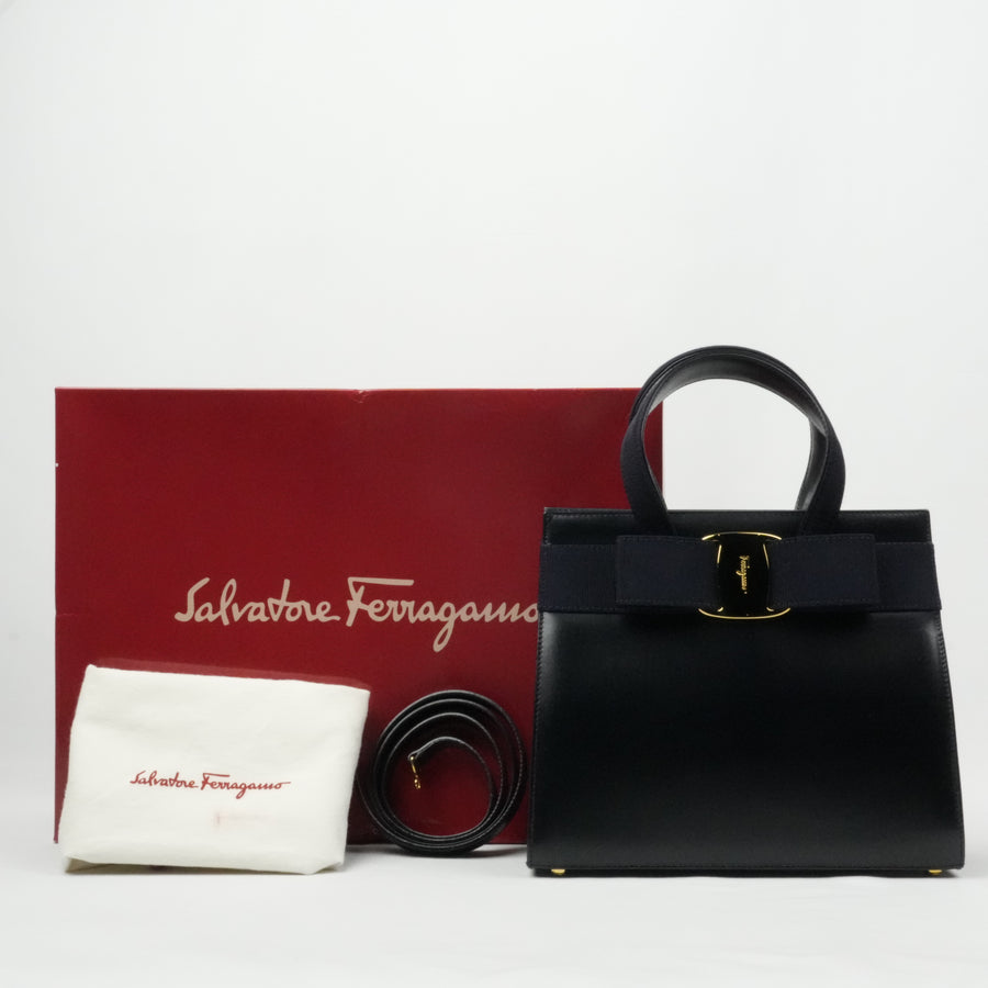 SALVATORE FERRAGAMO Vara Handbag/Shoulder Bag 2Way