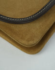 LOEWE Suede Anagram Shoulder Bag