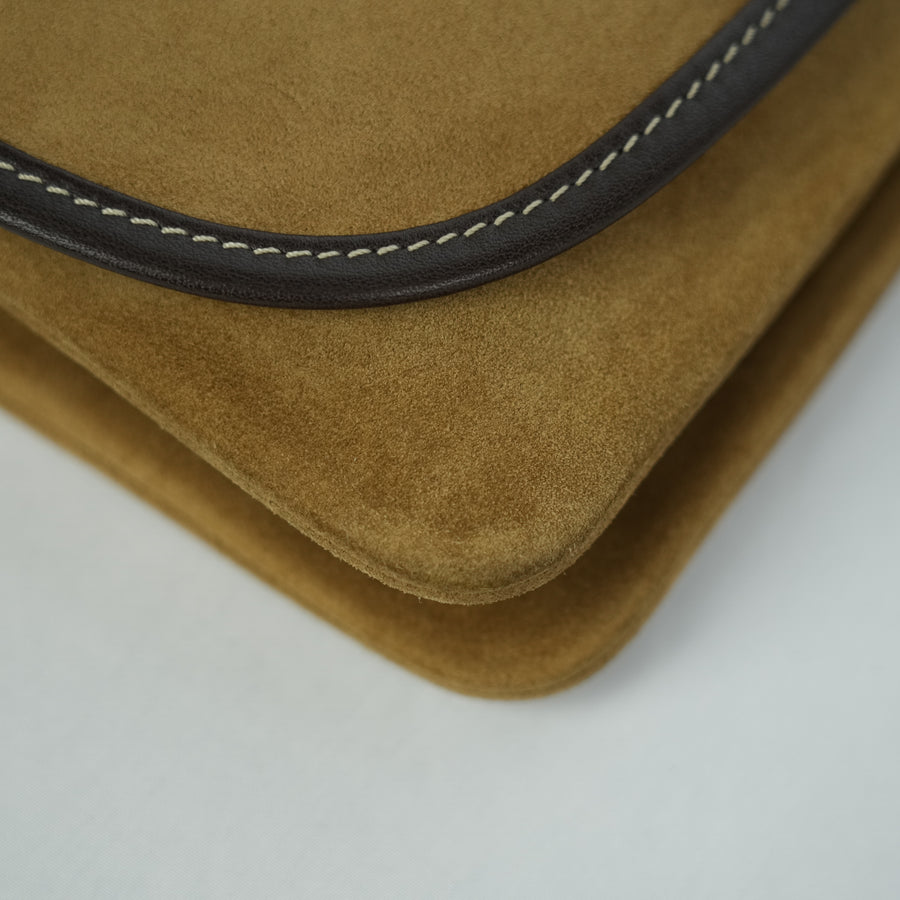 LOEWE Suede Anagram Shoulder Bag