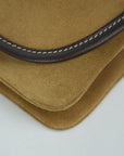 LOEWE Suede Anagram Shoulder Bag