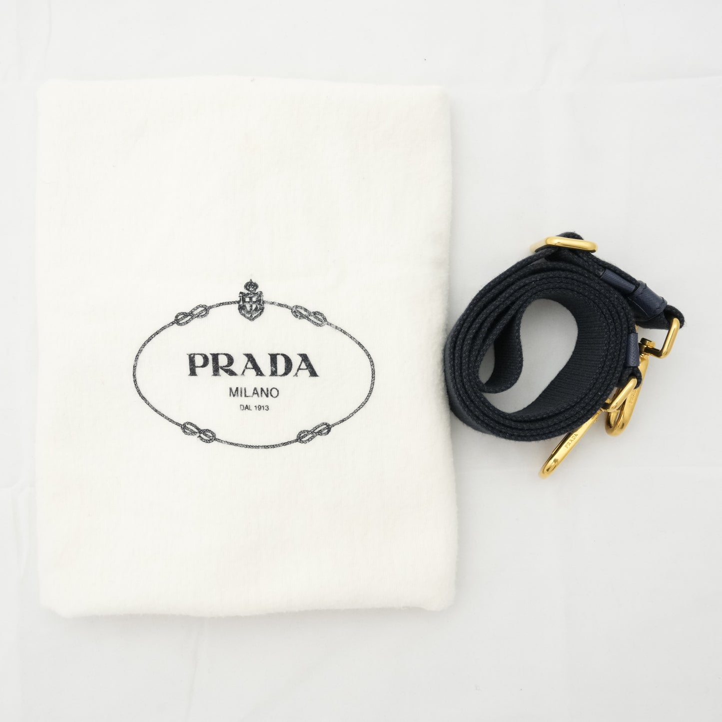 PRADA Canvas Denim Tote Bag/Handbag