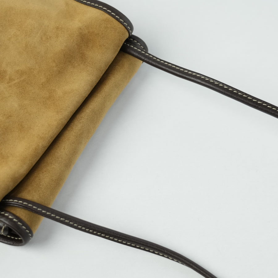 LOEWE Suede Anagram Shoulder Bag