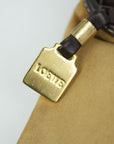 LOEWE Suede Anagram Shoulder Bag