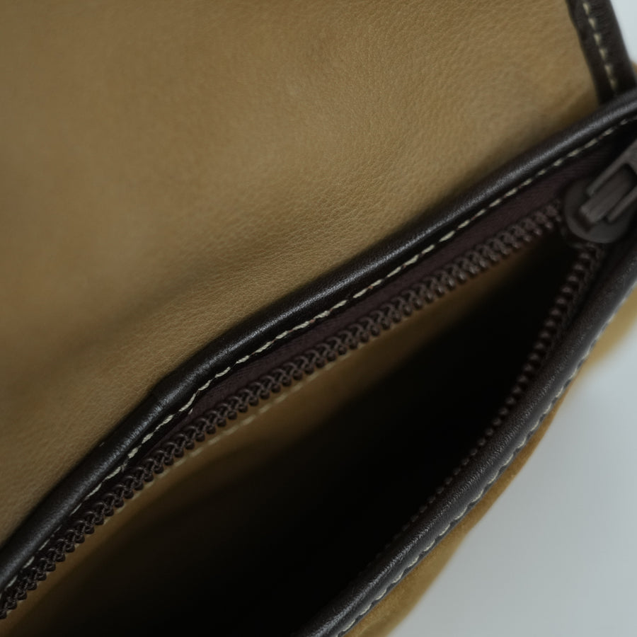 LOEWE Suede Anagram Shoulder Bag