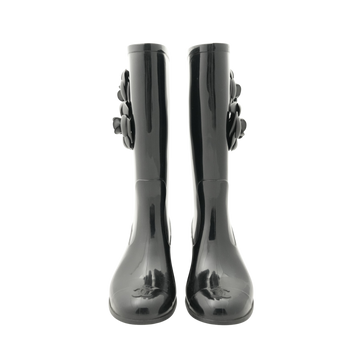 CHANEL Camellia Rain Boots